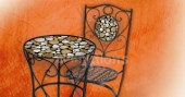 Dekorativní stolek kovový