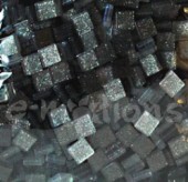 Akryl. mozaika třpytivá 5x5mm - šedý mix
