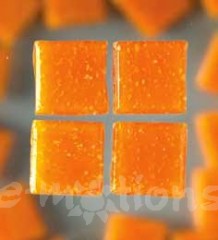 Mozaika kamenný efekt 10x10mm- oranžová