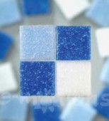 Mozaika kamenný efekt 10x10mm- modrý mix