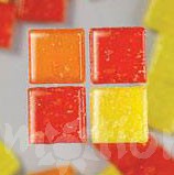 Mozaika kamenný efekt 10x10mm- červený mix