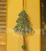 Akryl. mozaika třpytivá 10x10mm - zlatá