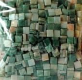 Akryl. mozaika 5x5mm - zelený mramor