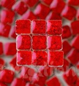 Mini Mozaika keramická 5x5mm - červená