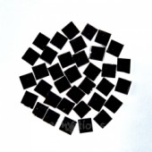 Krakelovaná mozaika 10x10mm - zářivá černá