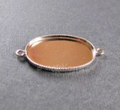 Lůžko ovál 2 oka, 26x19mm