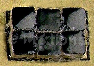 Mini Mozaika keramická 5x5mm - antracit