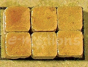 Mini Mozaika keramická 5x5mm - okrová