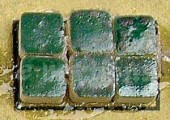 Mini Mozaika keramická 5x5mm - tmavě zelená