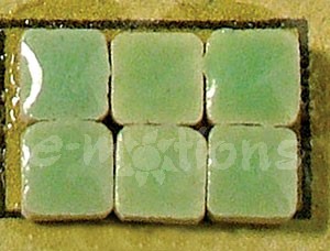 Mini Mozaika keramická 5x5mm - pastel.zelená