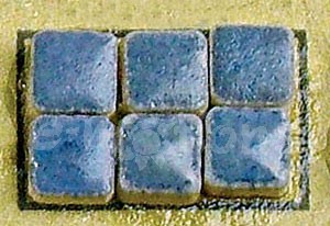 Mini Mozaika keramická 5x5mm - azurově modrá