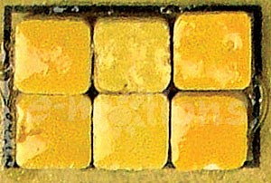 Mini Mozaika keramická 5x5mm - zlatožlutá