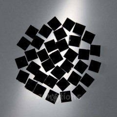 Krakelovaná mozaika 30x10mm - černá