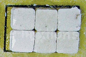 Mini Mozaika keramická 5x5mm - bílá