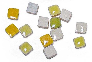Nano Mozaika keramická 3x3mm - žlutý mix