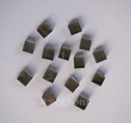 Krakelovaná mozaika 10x10mm - křišťálově šedá