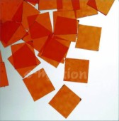 Mozaika CRYSTAL 15x15mm - oranžová