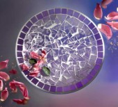 Mozaika CRYSTAL 15x15mm - žlutá