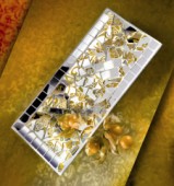 Mozaika CRYSTAL 15x15mm - bílá