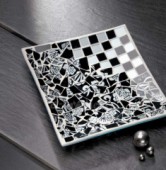 Mozaika CRYSTAL 15x15mm - bílá