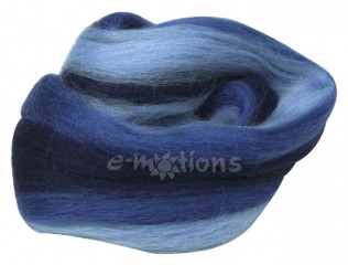 Merino modré odstíny 50g