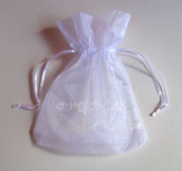 Sáček organza bílý 15x20cm