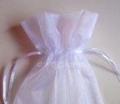 Sáček organza bílý 15x20cm