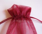 Sáček organza bordó 9x12cm