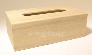Dřevěný obal na kapesníky obdélníkový