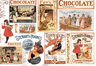 Découp. papír rýžový - Chocolate