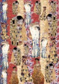 Découpage papír 70x50cm - Klimt: Polibek, ...