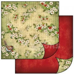 Scrapbook papír oboustr. - Cesmína 