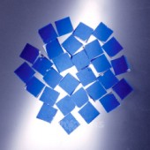 Krakelovaná mozaika 10x10mm - modrá