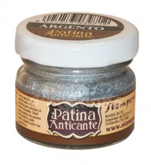 Antická patina - stříbrná