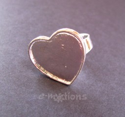 Prsten srdce 22x21mm