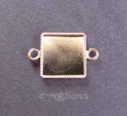 Lůžko čtverec 13x13mm, 2 oka
