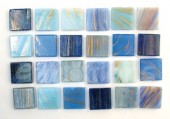 Mozaika skl. Deluxe 2x2cm - modré tóny, 500g