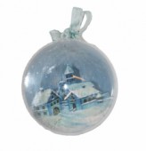 Koule plast dvoudílná 12cm
