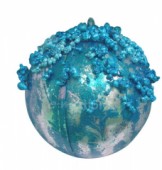 Koule plast dvoudílná 12cm
