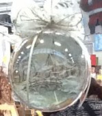 Koule plast s rozdělovačem 10cm