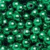 Deko-perličky 6mm, 650ks - tmavě zelené