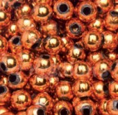 Deko-perličky 6mm, 650ks - oranžové