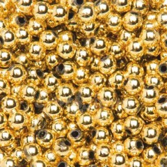 Deko-perličky 4mm, 1100ks - zlaté