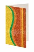 Třpytivý karton 20x30cm, 280g/m2 - zlatý