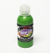 Akrylová barva s glittery 100ml - trávově zelená