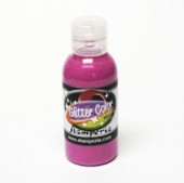 Akrylová barva s glittery 100ml - fuchsiová