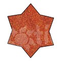 Akrylová barva s glittery 100ml - oranžová