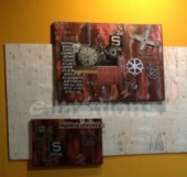 Découpage papír 70x50cm - Hodiny a hodinové strojky