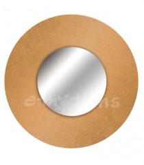 Zrcadlo kulaté v MDF rámu, 30cm