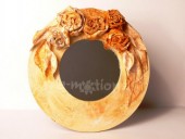 Zrcadlo kulaté v MDF rámu, 30cm